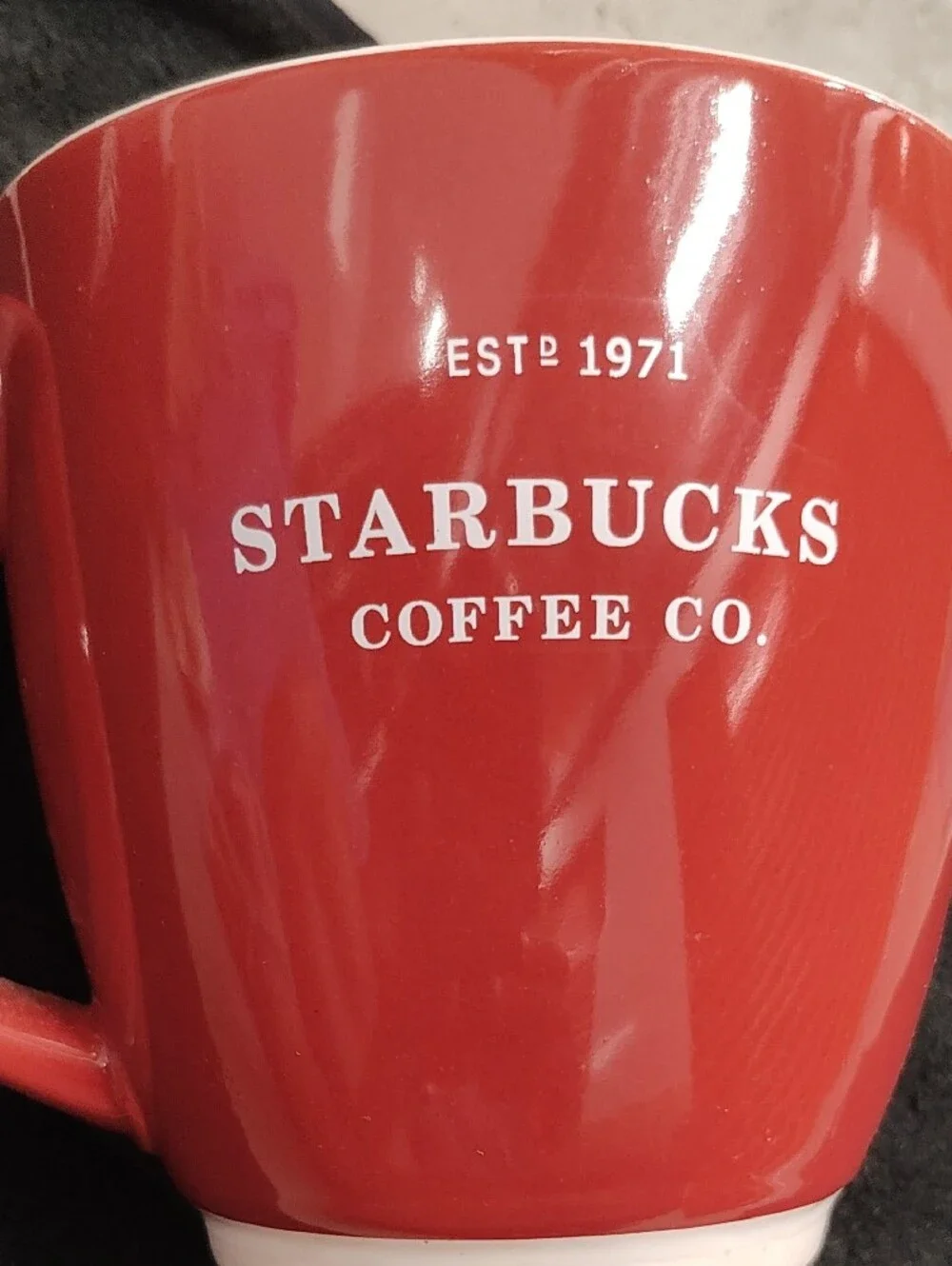 Starbucks bold red